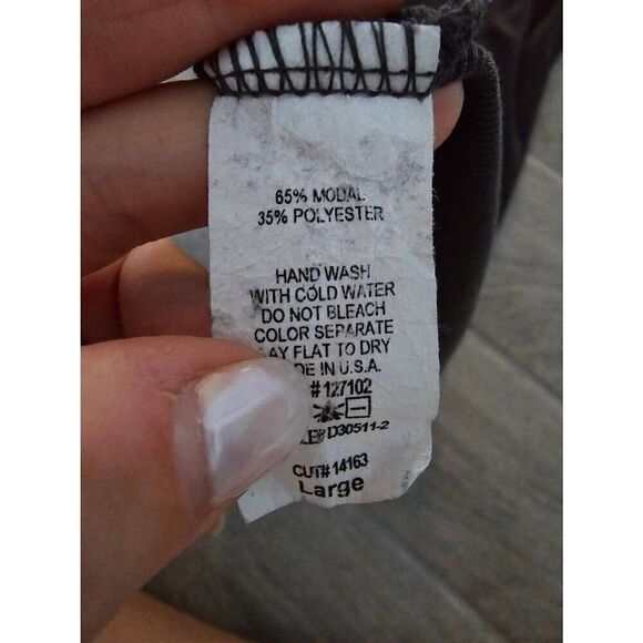 A'Gaci Ribbed Black Midi Dress Size Large Medium - Picture 8 of 9